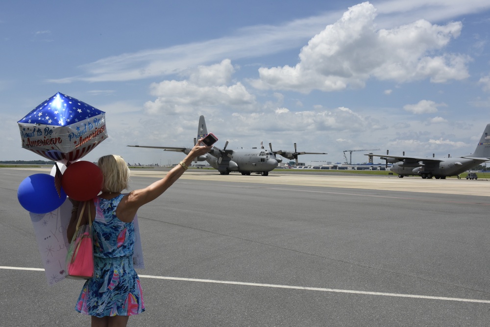 NCANG Final C-130 Mission Ends and Deployers Return Home
