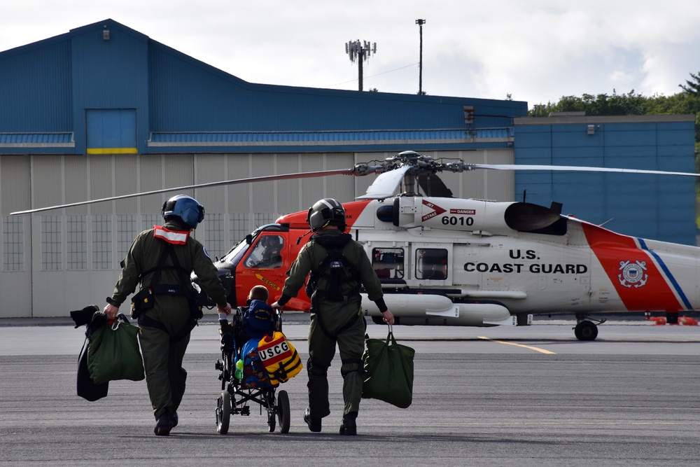 Coast Guard, Make-A-Wish Alaska and Washington grant child’s wish in Kodiak, Alaska