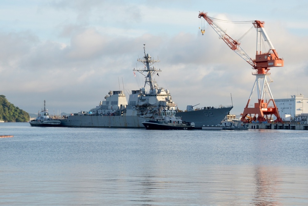 Fitzgerald moves to dry dock
