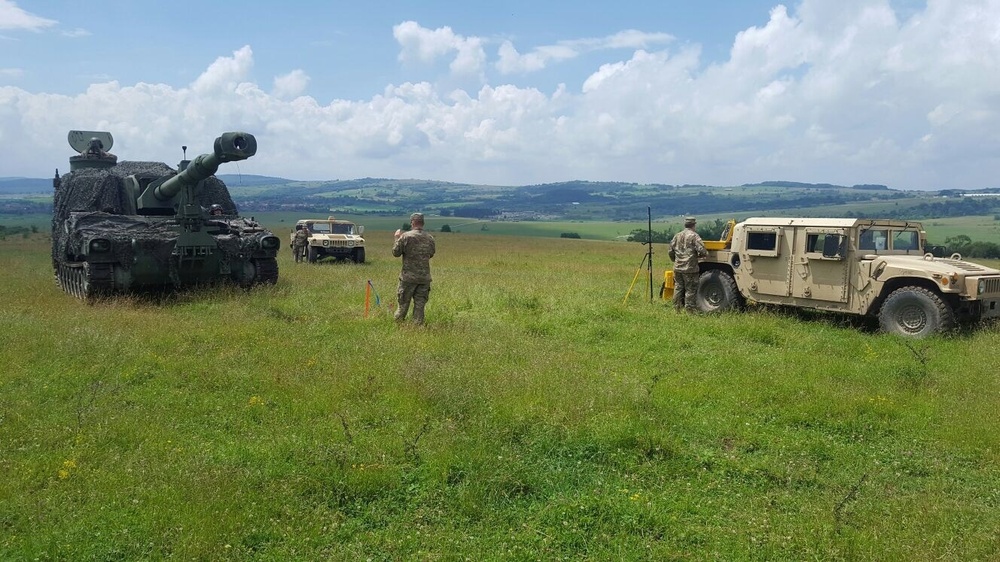 National Guard engineers, 3ABCT artillery on same azimuth as exercises converge