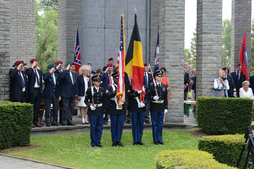 WW II Memorial ceremony Iin Bastogne