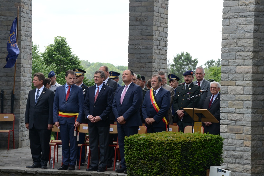 WW II Memorial ceremony Iin Bastogne