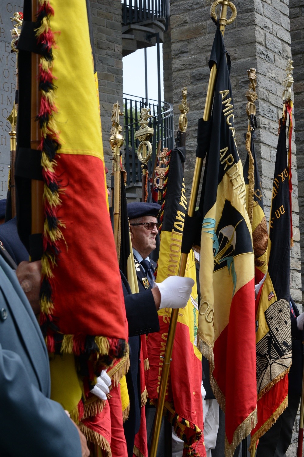 WW II Memorial ceremony Iin Bastogne