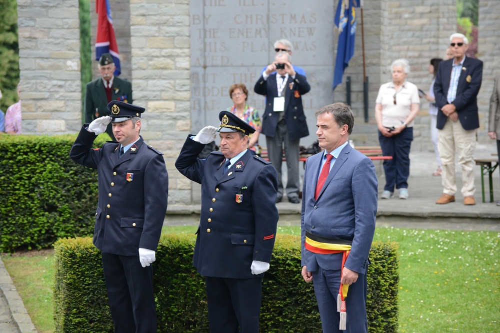 WW II Memorial ceremony Iin Bastogne