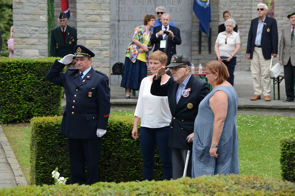 WW II Memorial ceremony Iin Bastogne