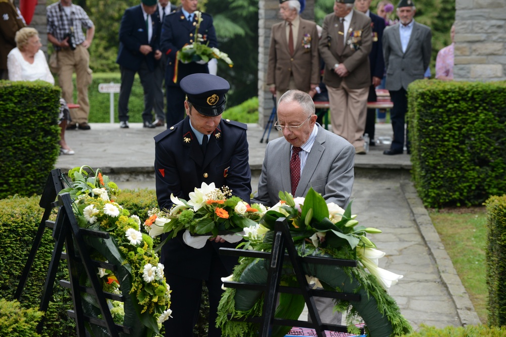 WW II Memorial ceremony Iin Bastogne