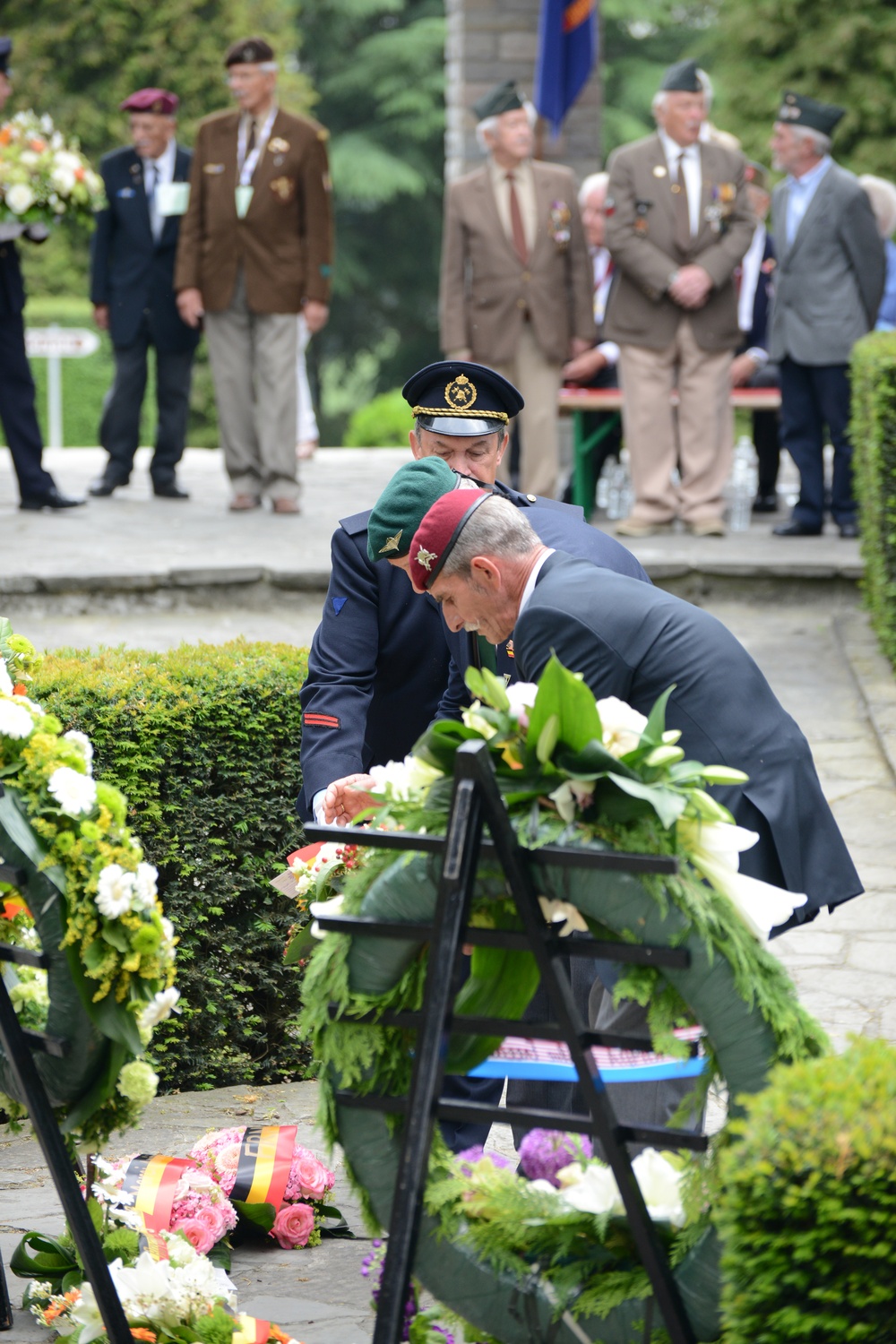 WW II Memorial ceremony Iin Bastogne