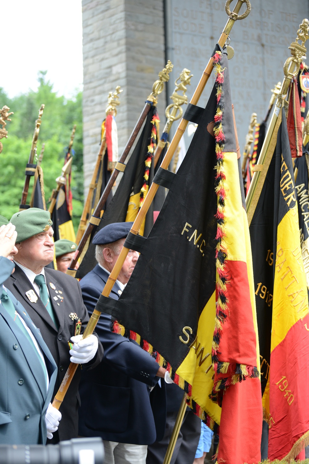 WW II Memorial ceremony Iin Bastogne