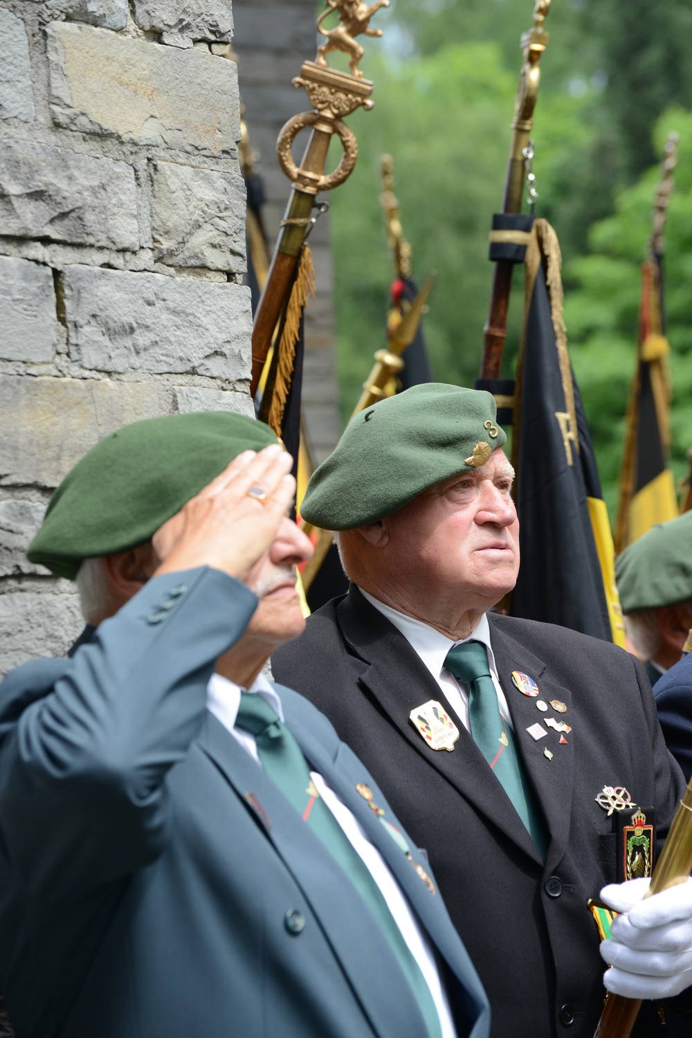 WW II Memorial ceremony Iin Bastogne