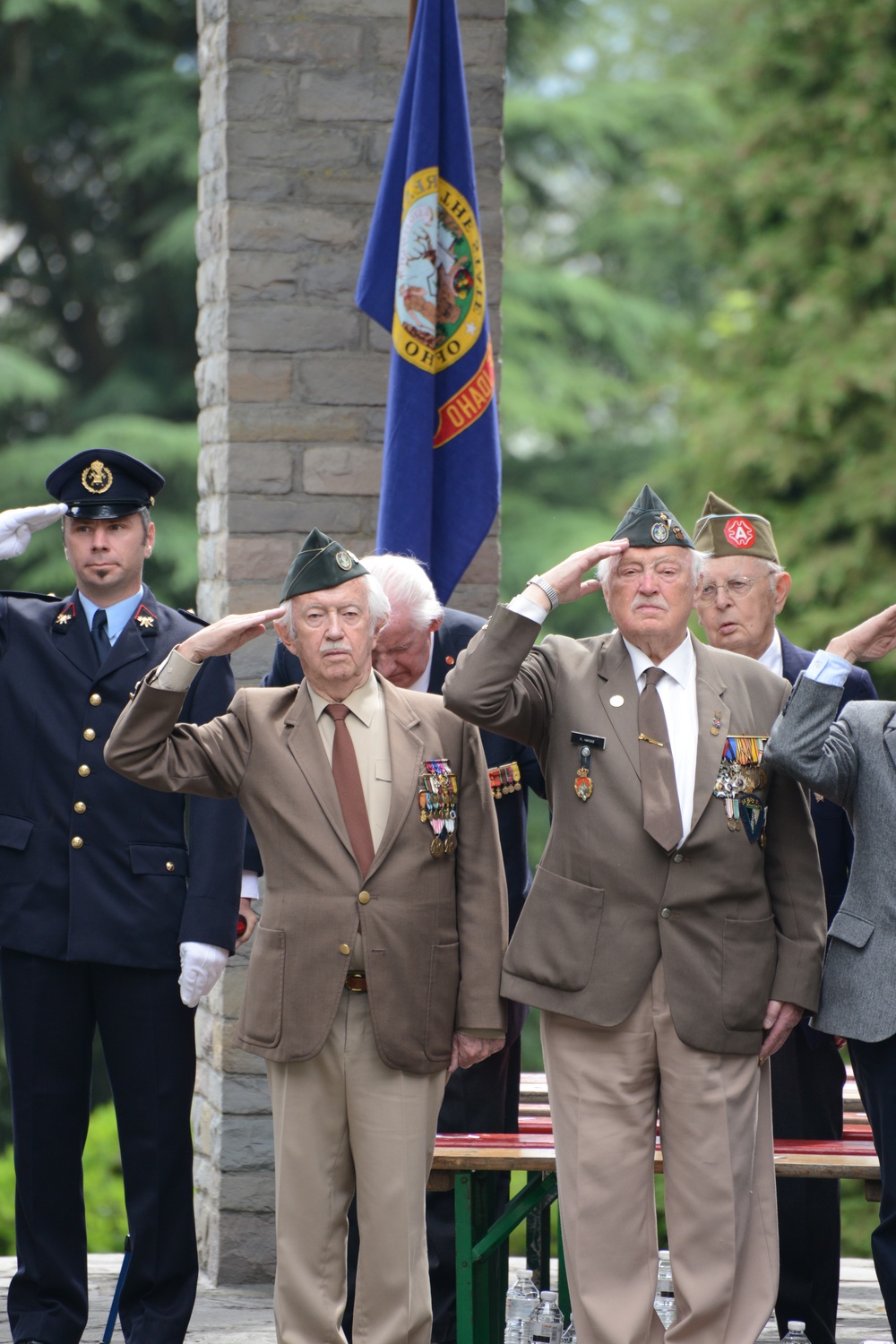 WW II Memorial ceremony Iin Bastogne