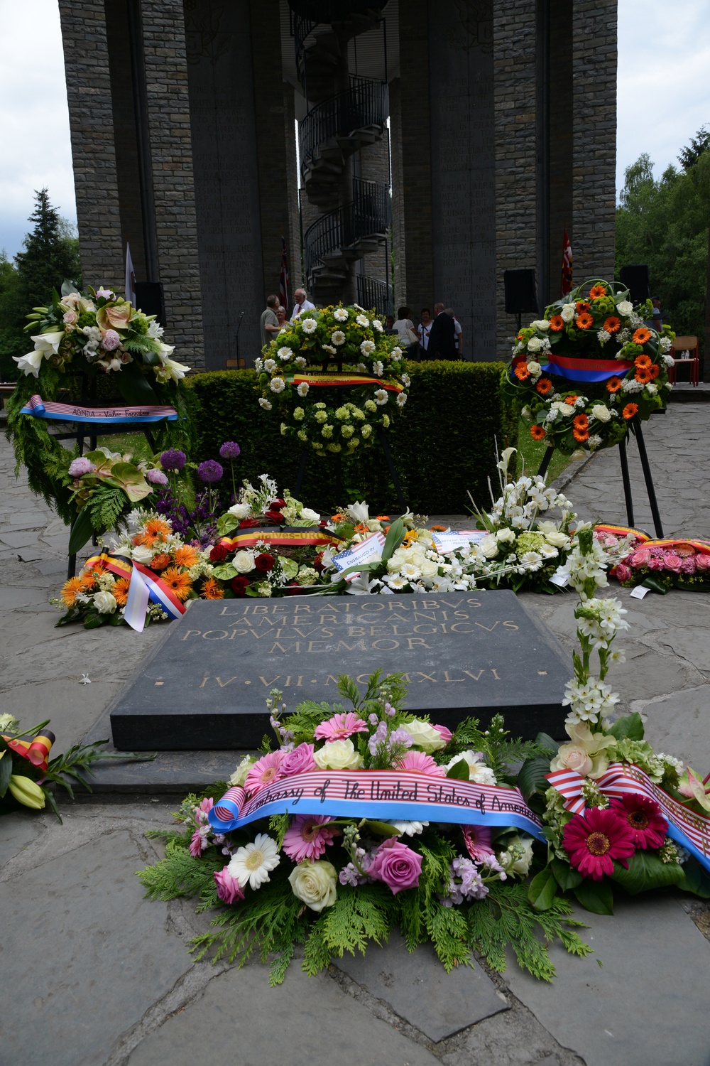 WW II Memorial ceremony Iin Bastogne