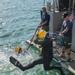 Navy divers perform demonstration during exchange with X Games athletes