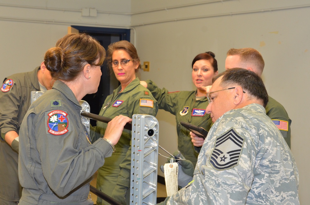 183d AES Conducts In-Flight Medical Training and More