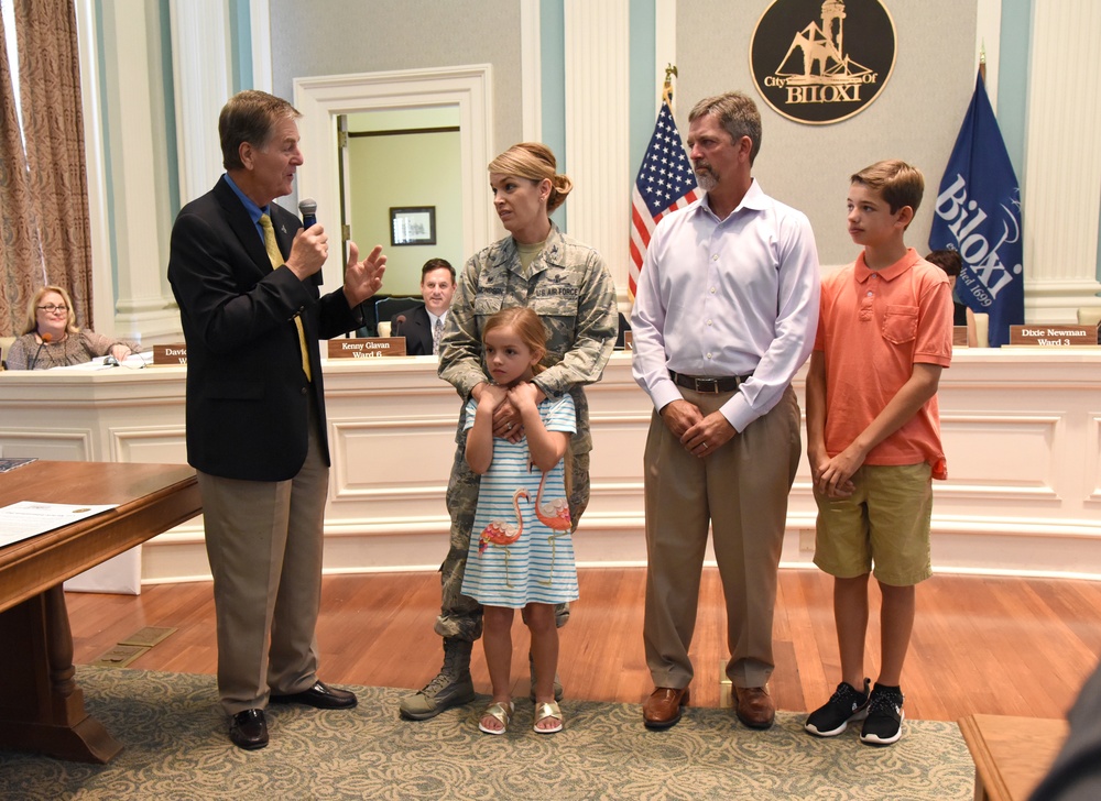 Biloxi recognizes Col. Edmondson