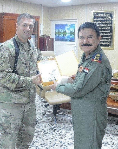 29th CAB welcomes new Iraqi aviation commander at Camp Taji