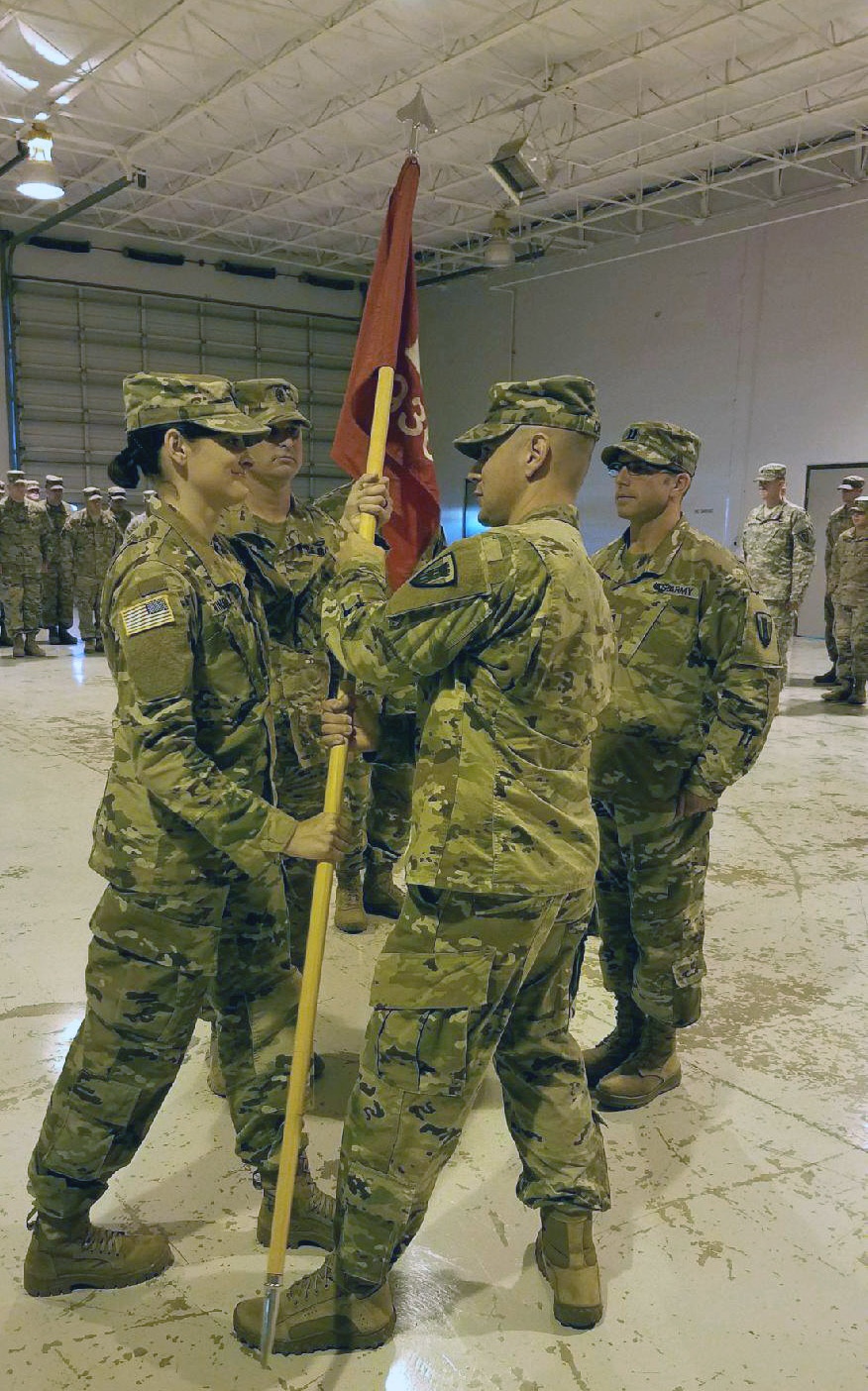 Texas Guard welcomes first female Sapper commander