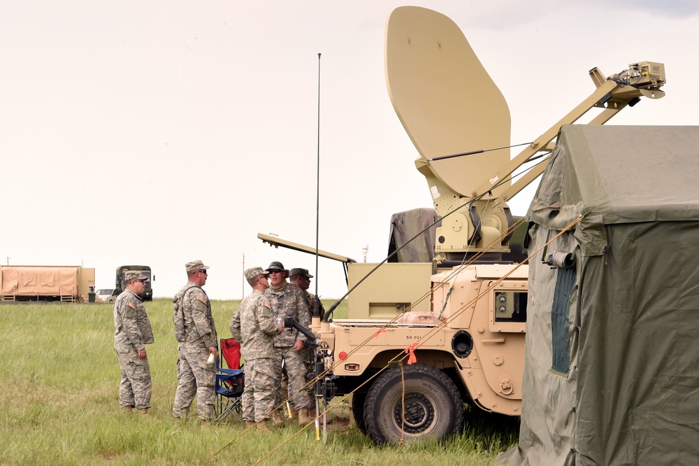 115th FAB completes first brigade size comm exercise with all systems