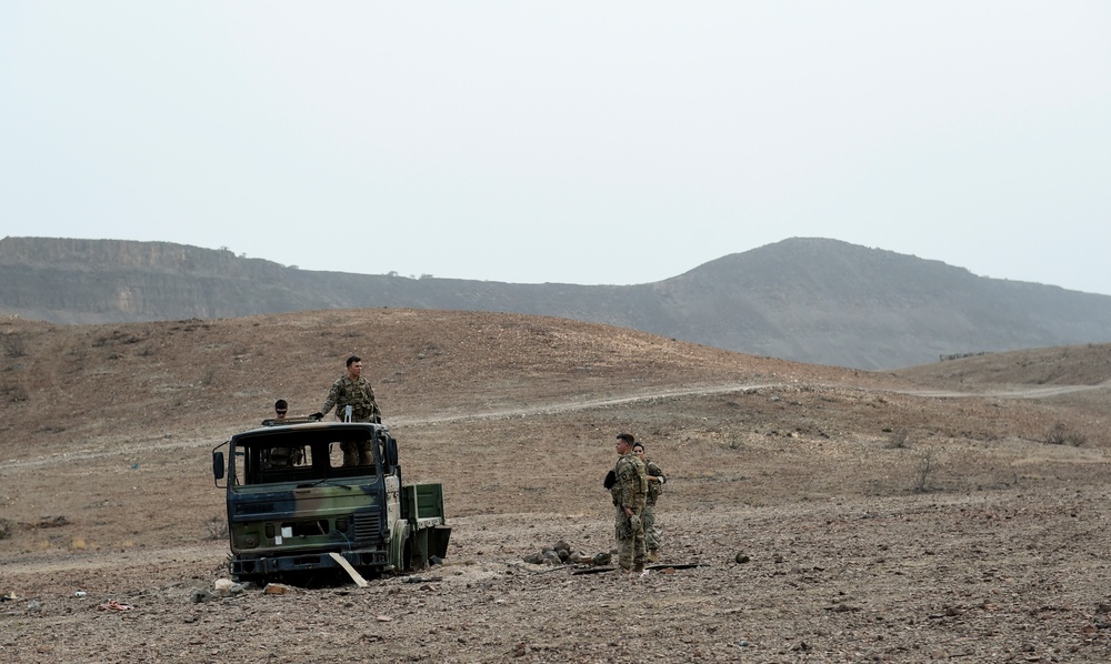 East African Response Force live fire