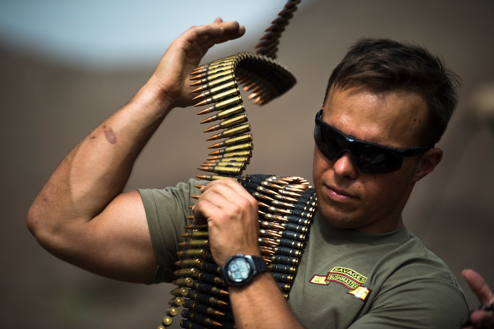 East African Response Force live fire