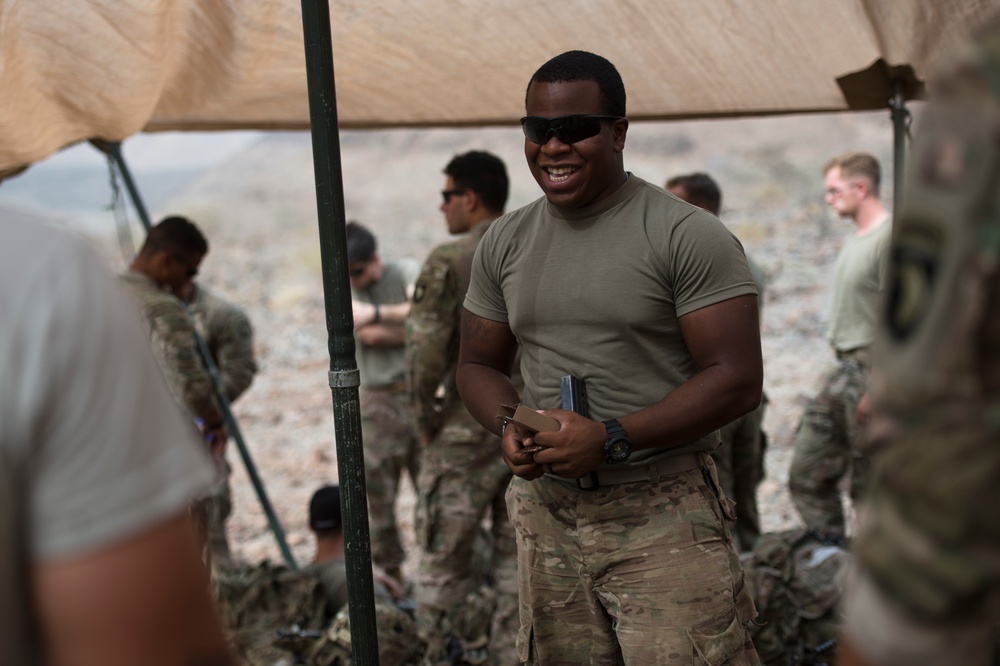 East African Response Force live fire