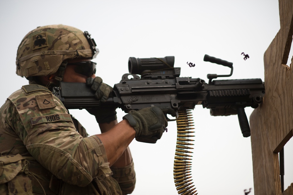 East African Response Force live fire