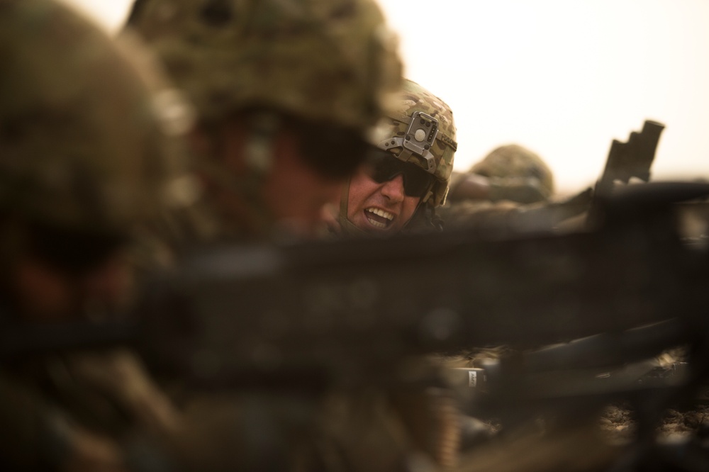 East African Response Force live fire