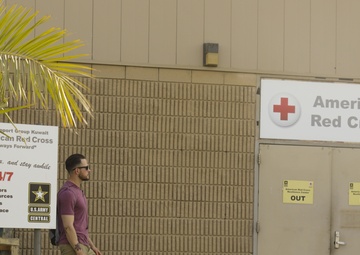 The American Red Cross giving Soldiers a stress free stay