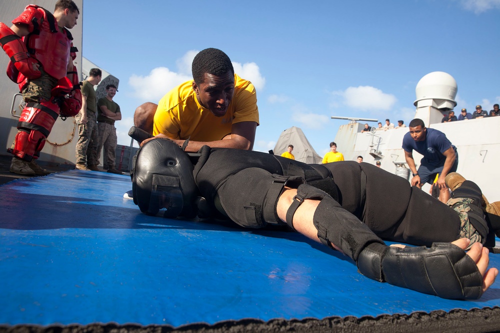 Mesa Verde conduct O.C. course with Marines
