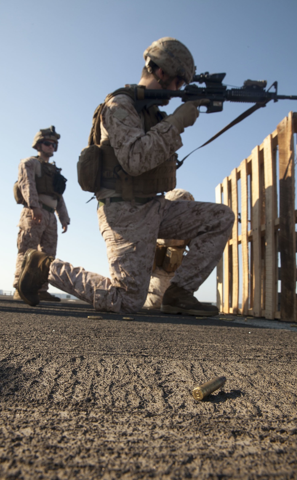 BLT Marines conduct shooting drills