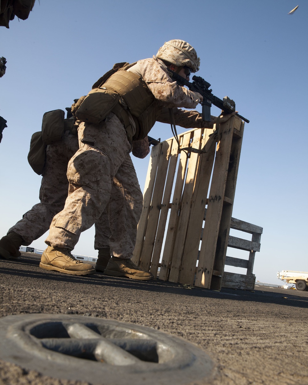 BLT Marines conduct shooting drills