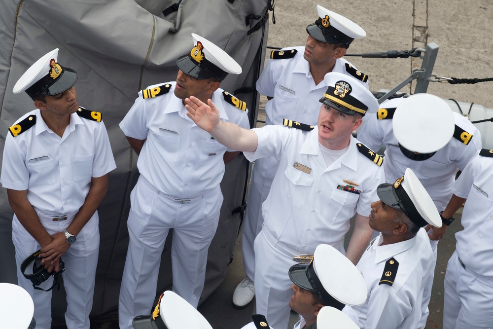 Malabar 2017 USS Howard Tour