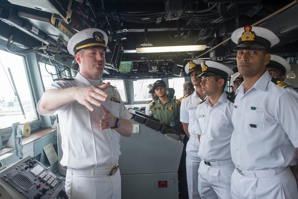 Malabar 2017 USS Howard Tour