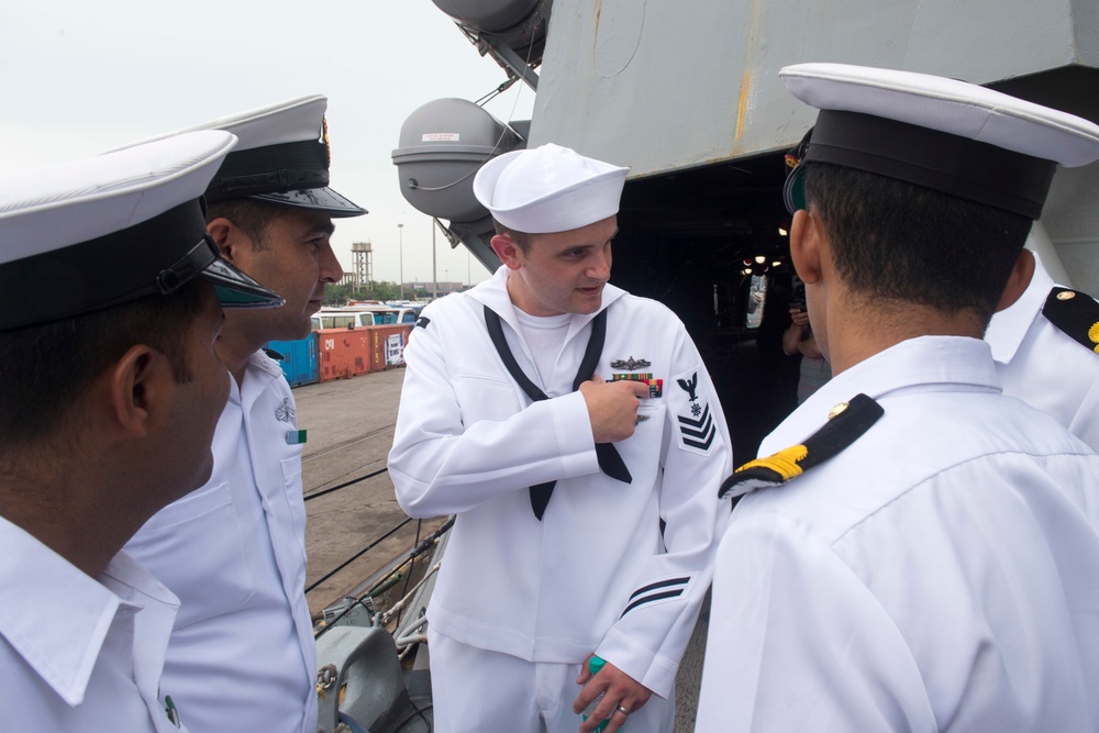 Malabar 2017 USS Howard Tour