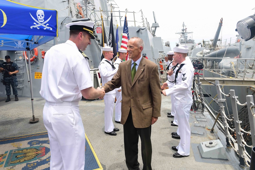 Malabar 2017 USS Kidd Tour