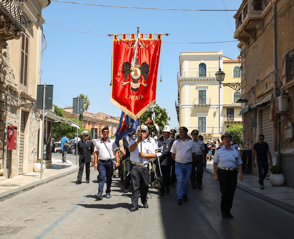 SPMAGTF-CR-AF Marines commemorate Operation Husky anniversary