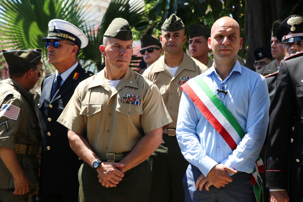 SPMAGTF-CR-AF Marines commemorate Operation Husky anniversary