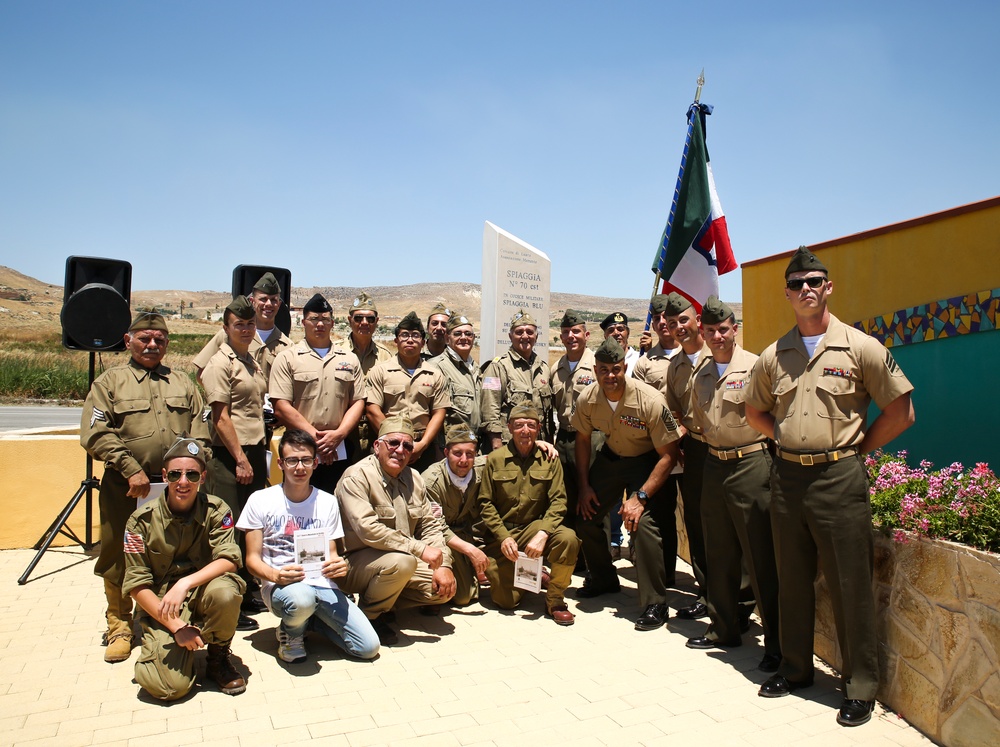SPMAGTF-CR-AF Marines commemorate Operation Husky anniversary