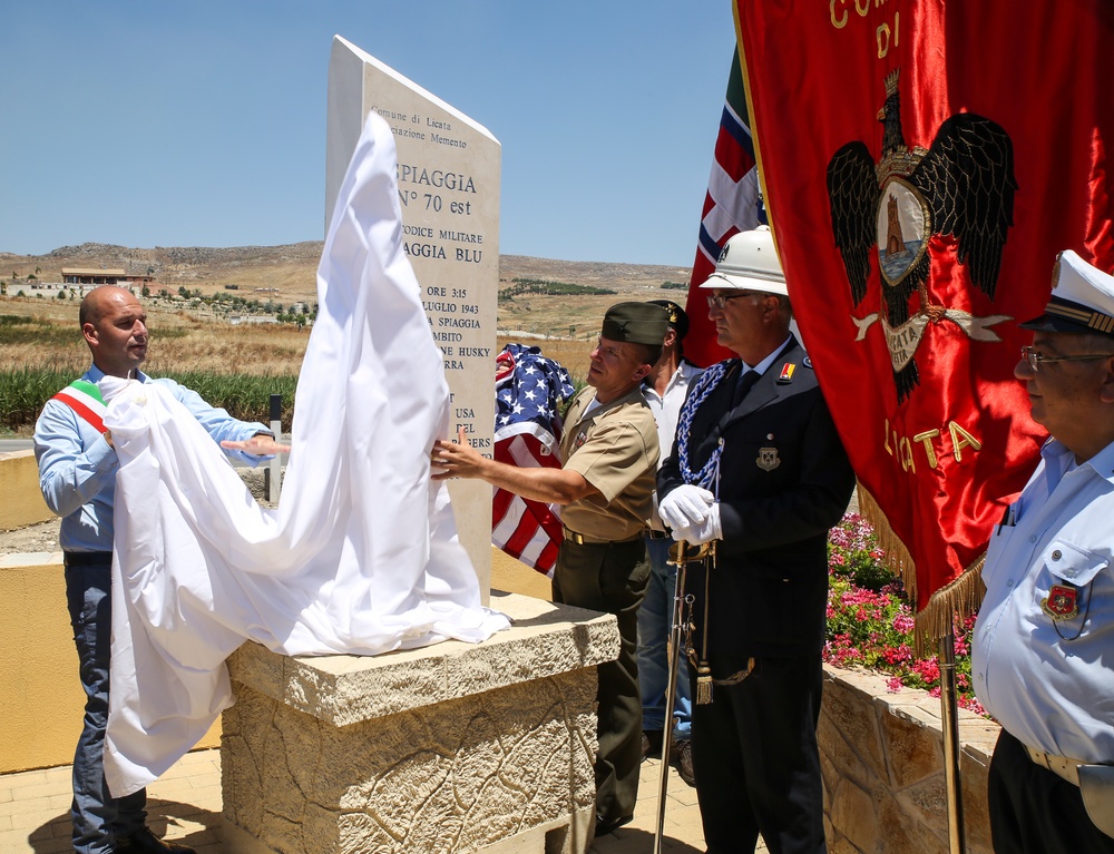 SPMAGTF-CR-AF Marines commemorate Operation Husky anniversary