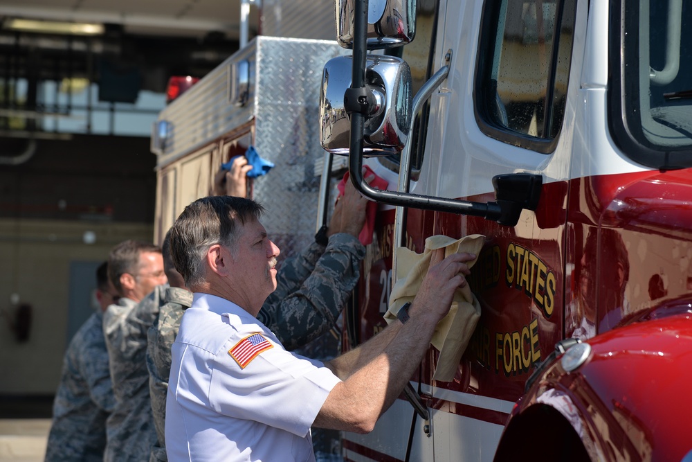 Malmstrom AFB receives new fire truck