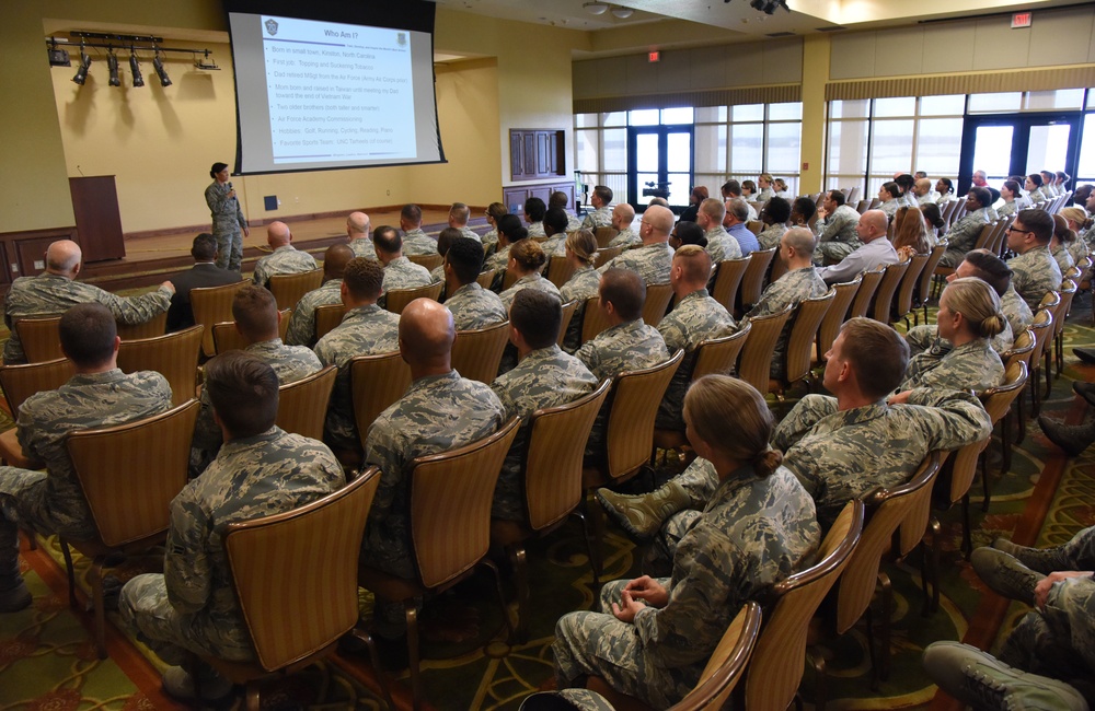 Col. Lovette hosts first commander's call