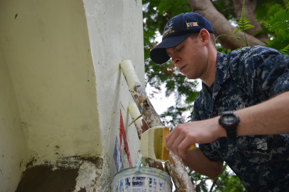 Malabar 2017: Nimitz CSG Sailors Interact With Indian Locals