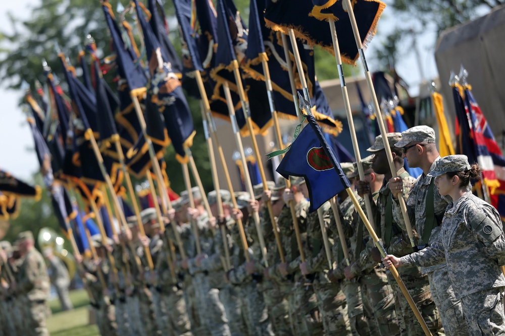 Army Reserve commander bids farewell during unit’s centennial