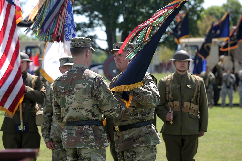 Army Reserve commander bids farewell during unit’s centennial