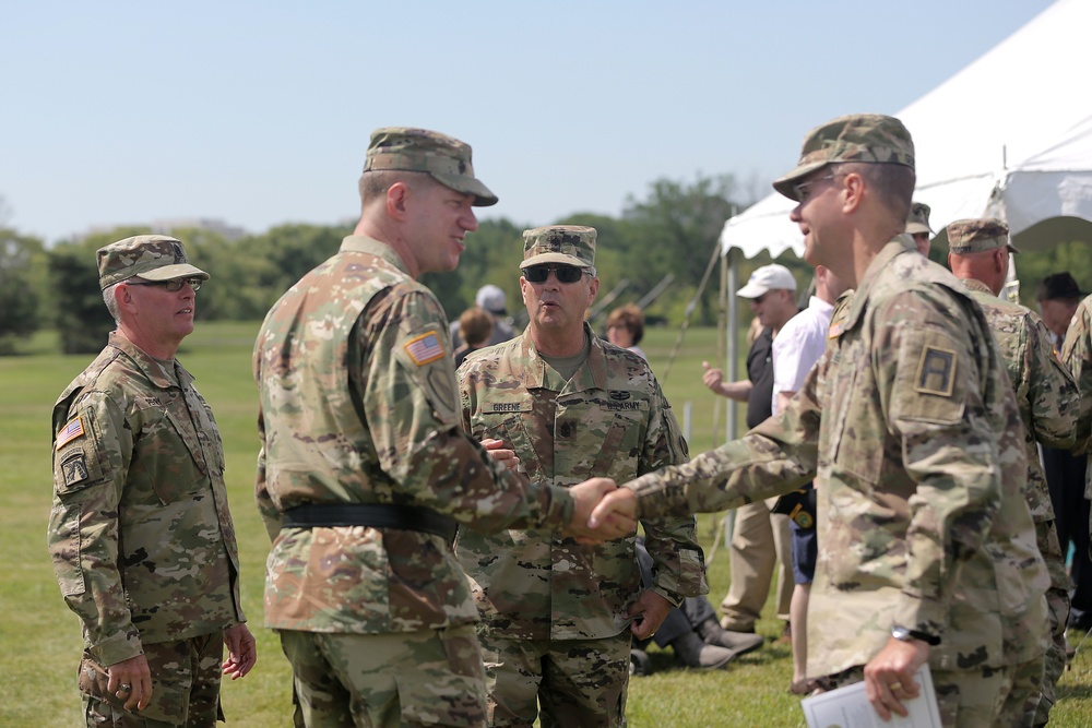 Army Reserve commander bids farewell during unit’s centennial