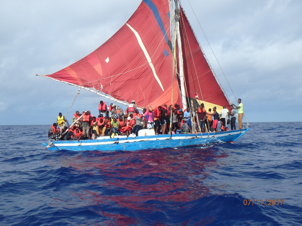 Coast Guard Cutter Mohawk interdicts Haitian migrants