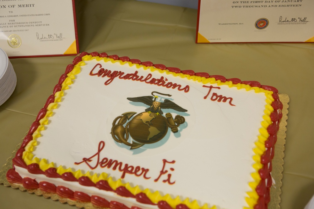 Lt. Col. Lenhardt's Retirememt Ceremony