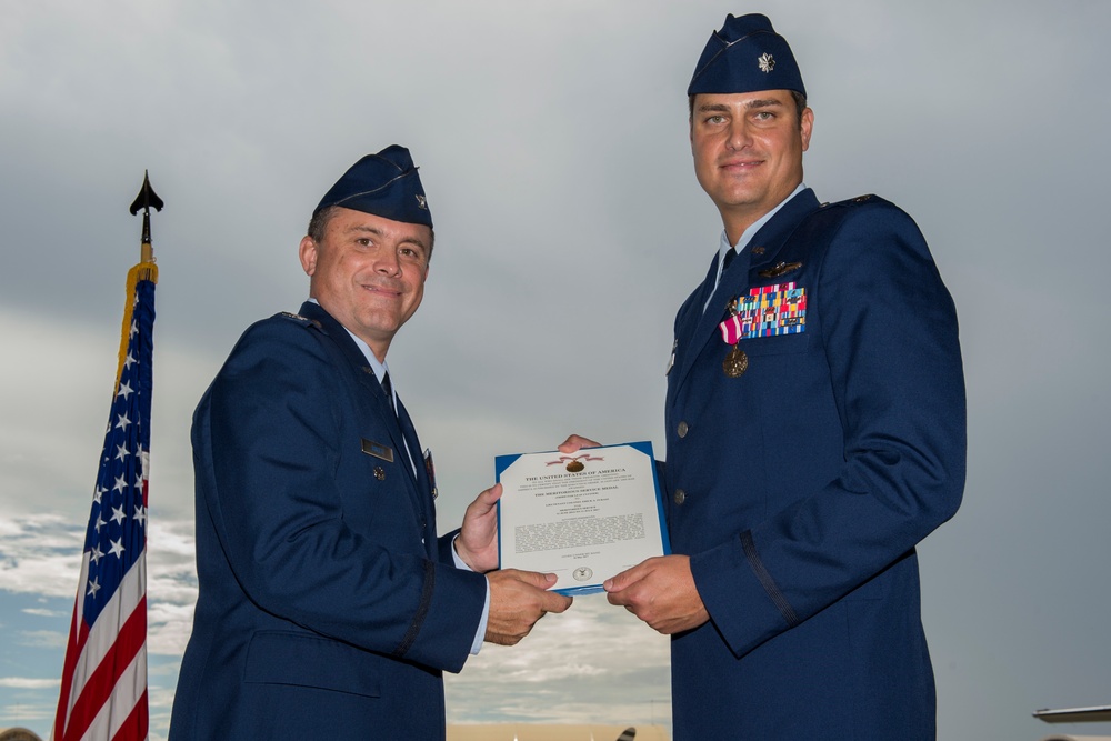 34th SOS change of command