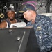 Carolina Panthers Jonathan Stewart Tours USS John P. Murtha