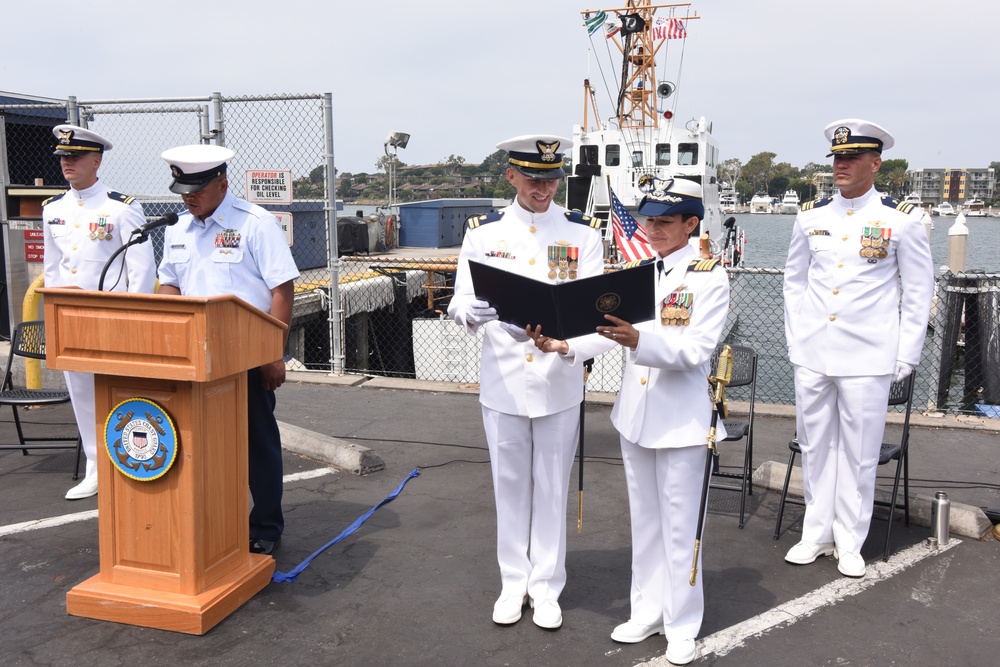 Coast Guard Cutter Halibut Change of Command