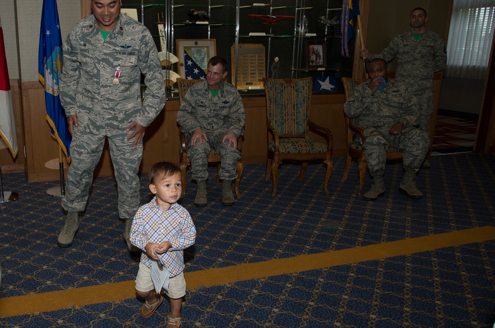 610th Air Control Flight Change of Command